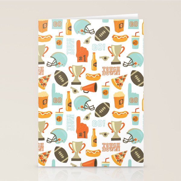 American Football Party Stationery Card Gallery Image 1