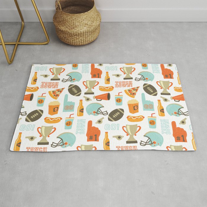 American Football Party Rug Gallery Image 1