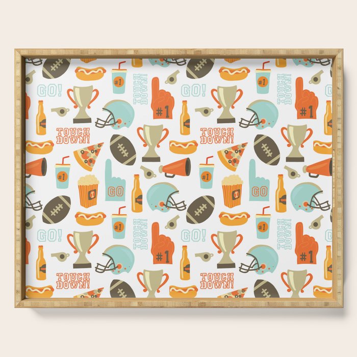 American Football Party Serving Tray Gallery Image 1