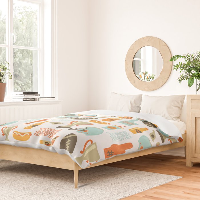 American Football Party Duvet Cover Gallery Image 2