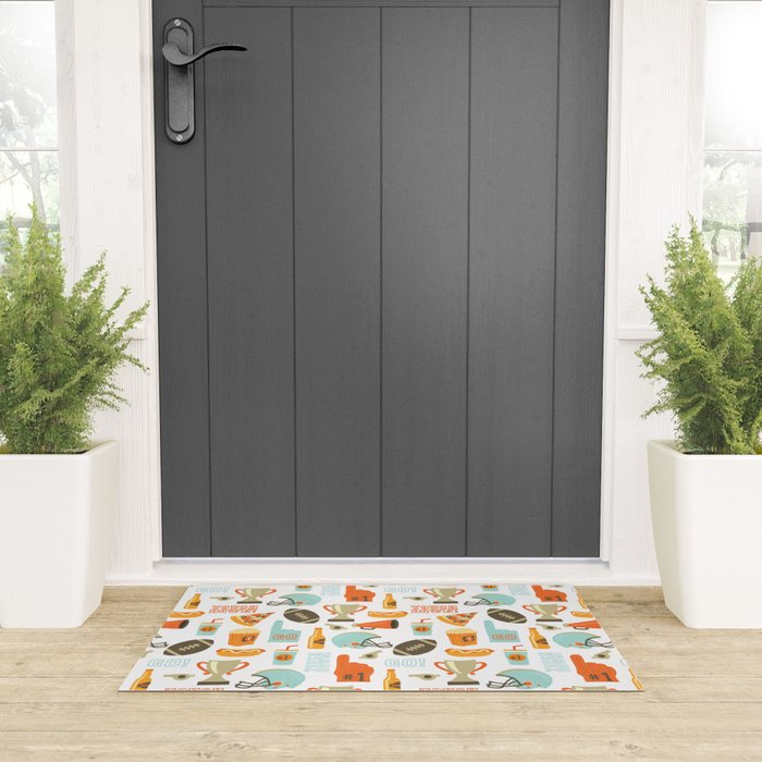 American Football Party Welcome Mat Gallery Image 3