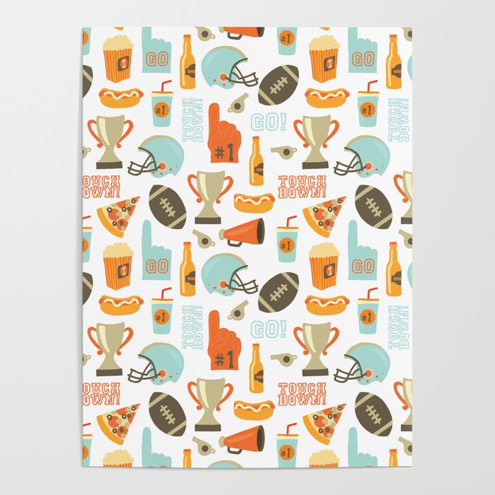 American Football Party Poster Gallery Image 1