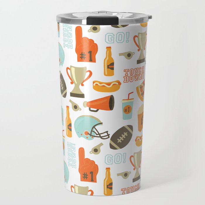 American Football Party Travel Mug Gallery Image 1