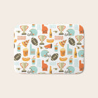 American Football Party Bath Mat Gallery Image 1