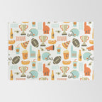 American Football Party Rug Gallery Image 2
