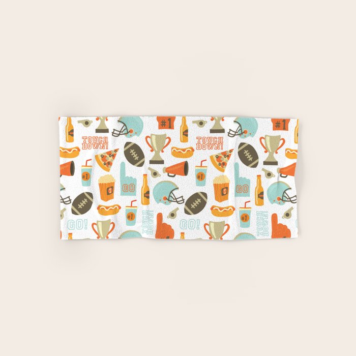 American Football Party Bath Towel Gallery Image 1