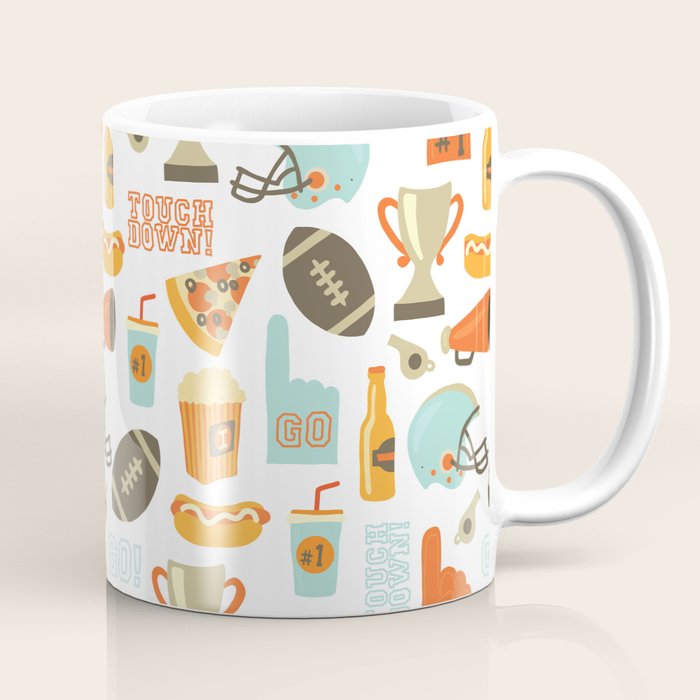 American Football Party Coffee Mug Gallery Image 1