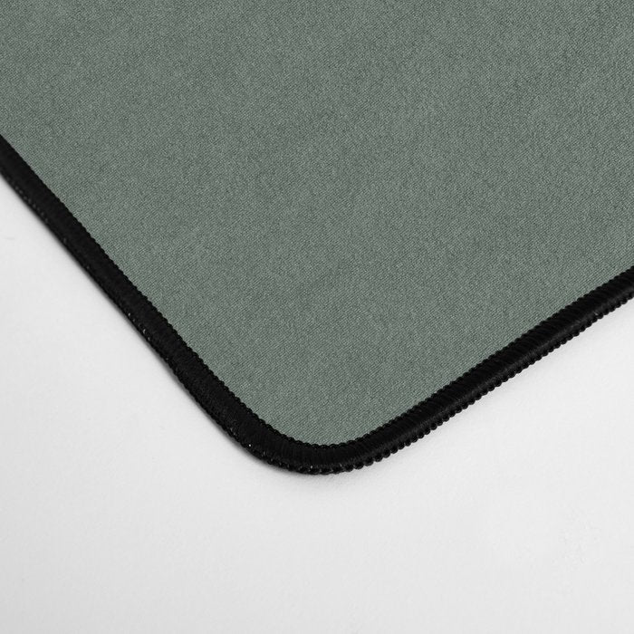 Geometric Lines in Sage Green 5 (Rainbow Abstraction) Desk Mat Gallery Image 4