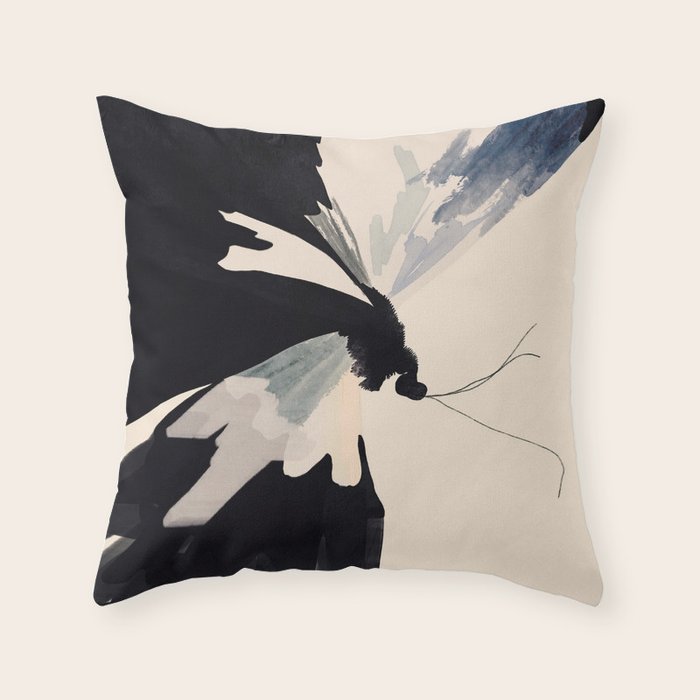Abstract Butterfly Throw Pillow Gallery Image 6