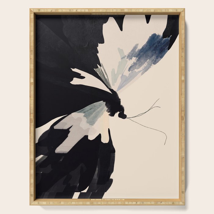 Abstract Butterfly Serving Tray Gallery Image 1