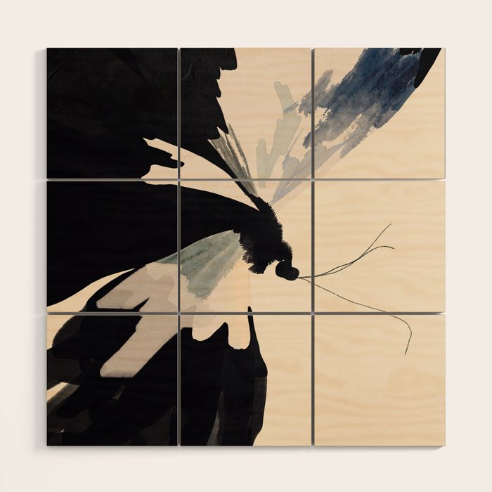 Abstract Butterfly Wood Wall Art Gallery Image 1