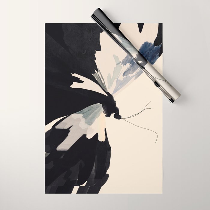 Abstract Butterfly Wrapping Paper Gallery Image 1