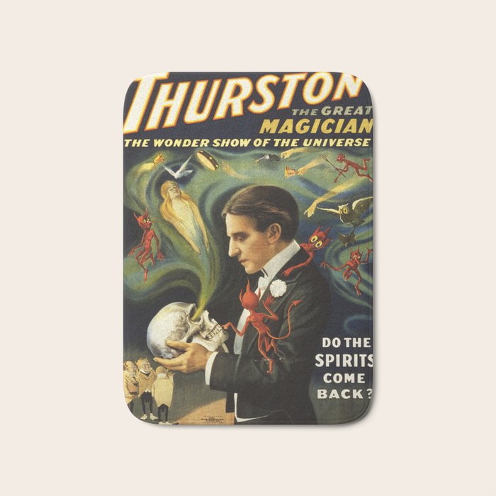 Vintage Thurston Magic poster Bath Mat Gallery Image 1