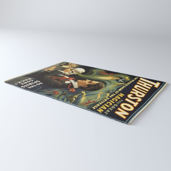 Vintage Thurston Magic poster Rug Gallery Image 3