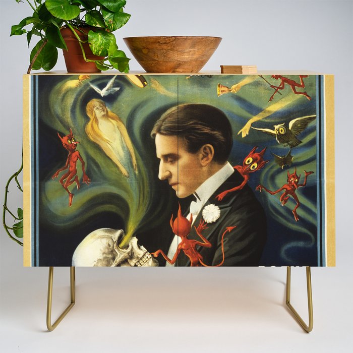 Vintage Thurston Magic poster Credenza Gallery Image 1