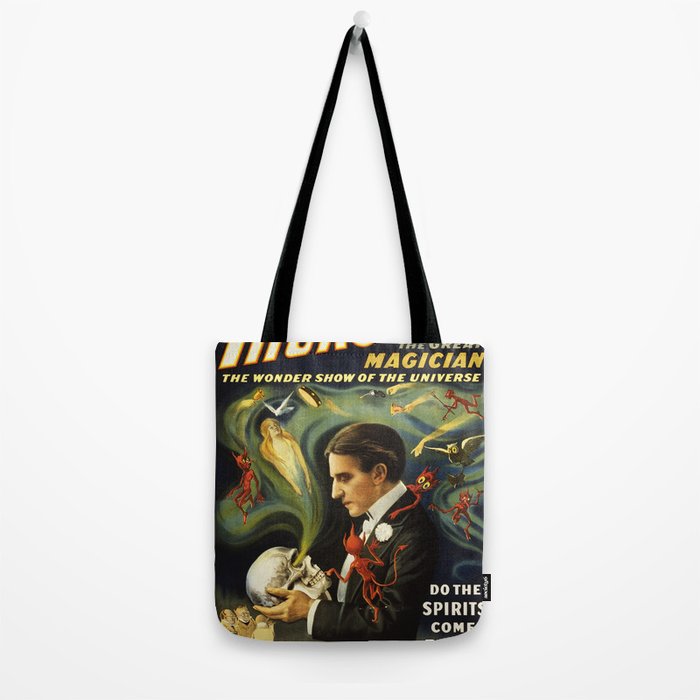 Vintage Thurston Magic poster Tote Bag Gallery Image 2