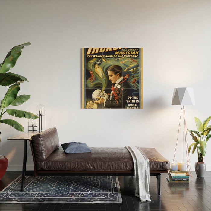 Vintage Thurston Magic poster Wood Wall Art Gallery Image 2