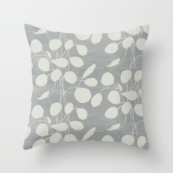 Eucalyptus Dove Throw Pillow Gallery Image 1