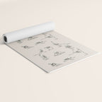 Skeleton Yoga Yoga Mat Gallery Image 2