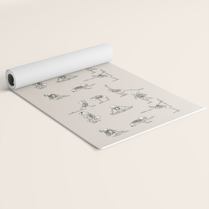Skeleton Yoga Yoga Mat Gallery Image 2
