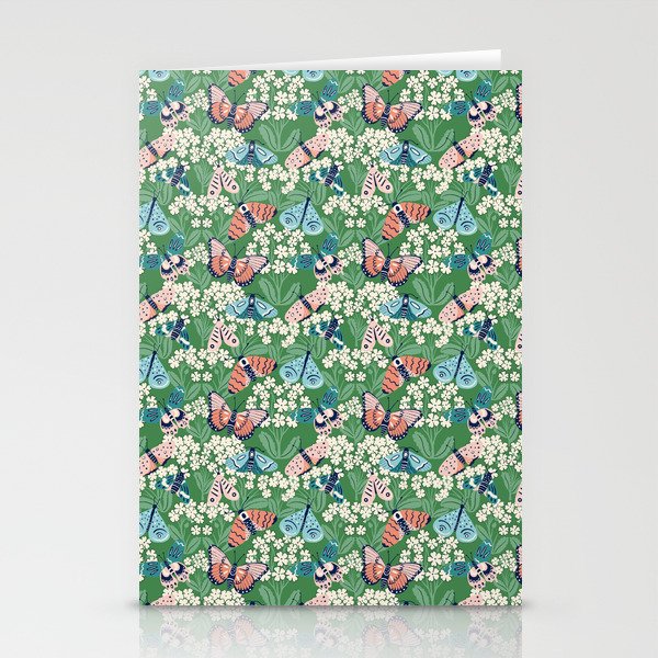Butterfly Meadow Stationery Card Gallery Image 1