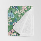 Butterfly Meadow Throw Blanket Gallery Image 3