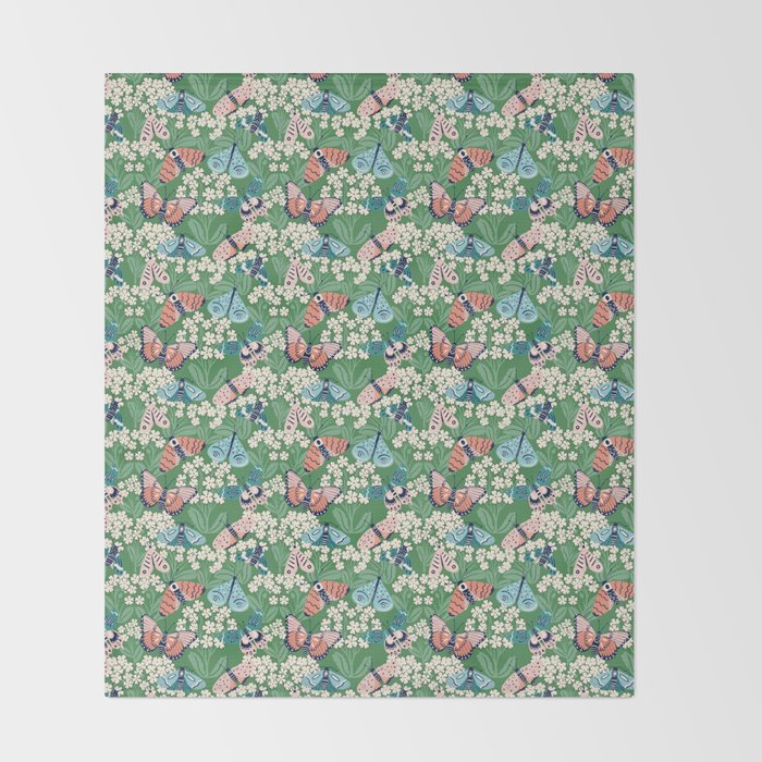 Butterfly Meadow Throw Blanket Gallery Image 2