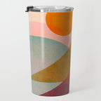 Abstraction_SUNSET_LANDSCAPE_POP_ART_Minimalism_018X Travel Mug Gallery Image 3