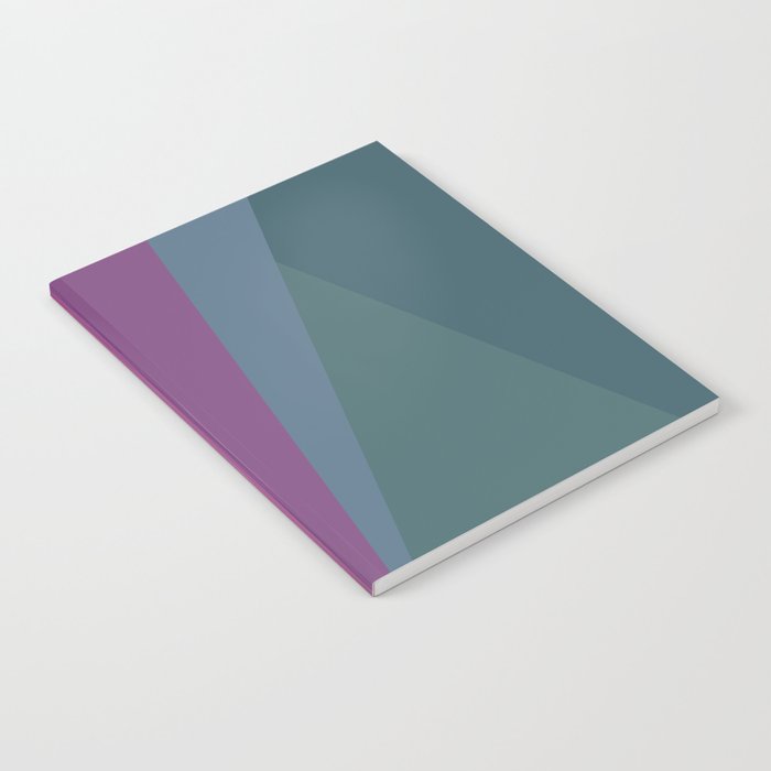Geometric Triangles X Retro Rainbow Notebook Gallery Image 2