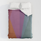 Geometric Triangles X Retro Rainbow Duvet Cover Gallery Image 6