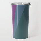 Geometric Triangles X Retro Rainbow Travel Mug Gallery Image 2
