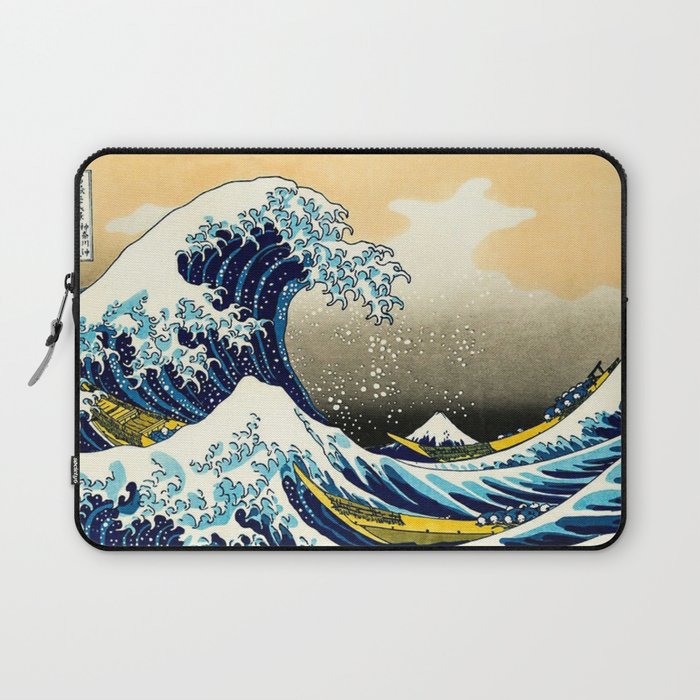 The Great Wave Off Kanagawa,No.3, Laptop Sleeve Gallery Image 1