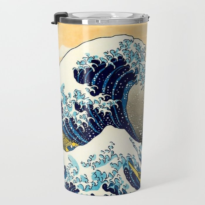 The Great Wave Off Kanagawa,No.3, Travel Mug Gallery Image 3