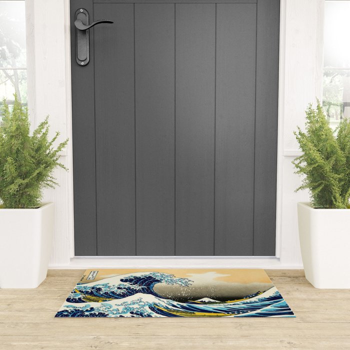 The Great Wave Off Kanagawa,No.3, Welcome Mat Gallery Image 3