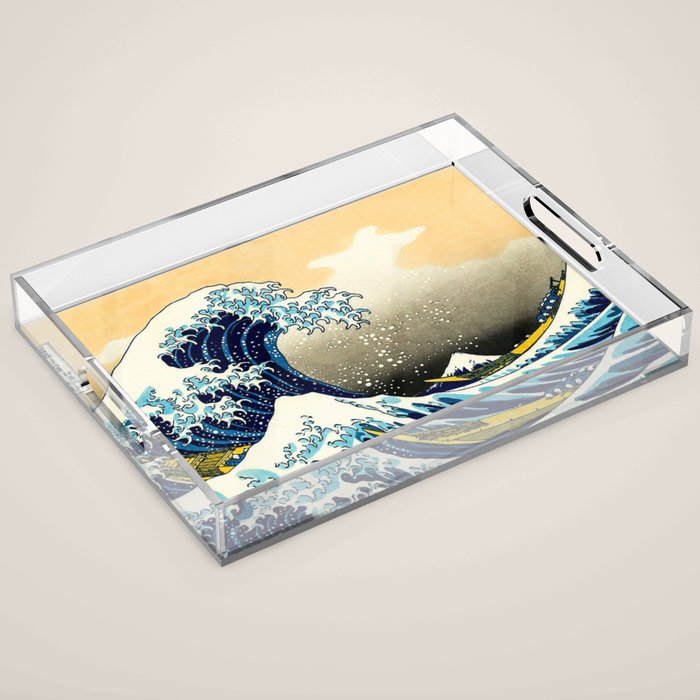 The Great Wave Off Kanagawa,No.3, Acrylic Tray Gallery Image 1