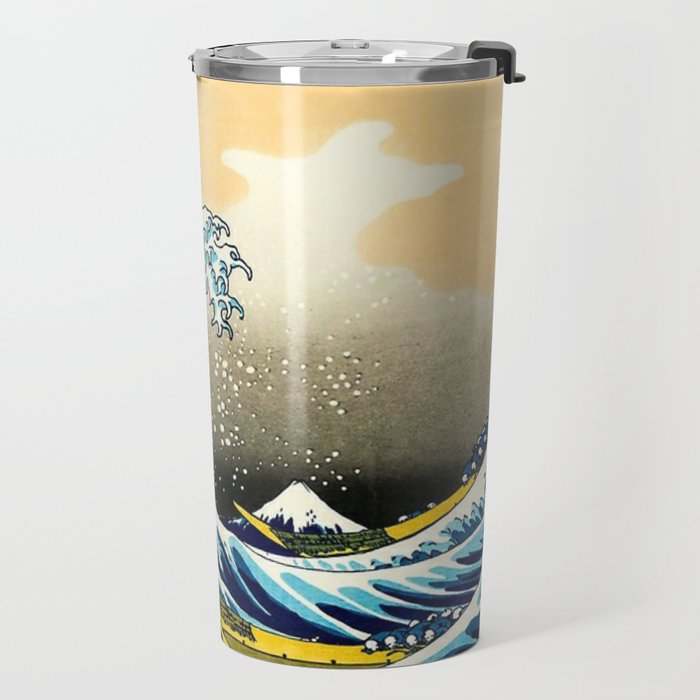 The Great Wave Off Kanagawa,No.3, Travel Mug Gallery Image 2