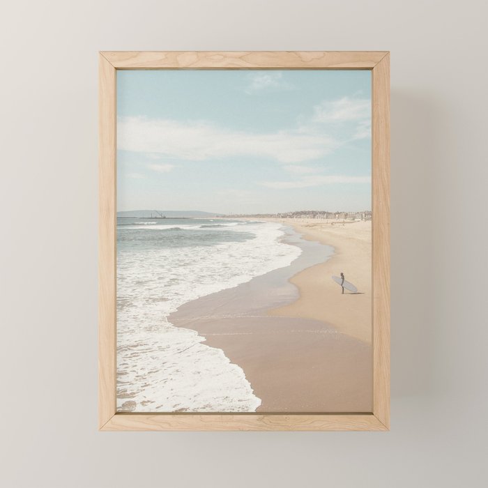 California Beach Mini Art Print Gallery Image 1