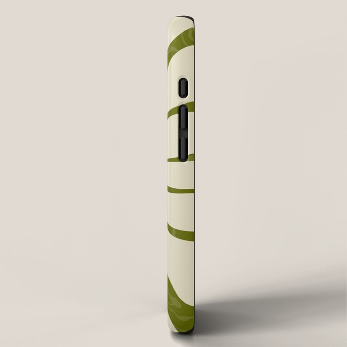 White Daisy Flower 70s Retro Abstract iPhone Case Gallery Image 2