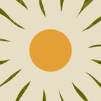 White Daisy Flower 70s Retro Abstract Coffee Mug Gallery Image 2