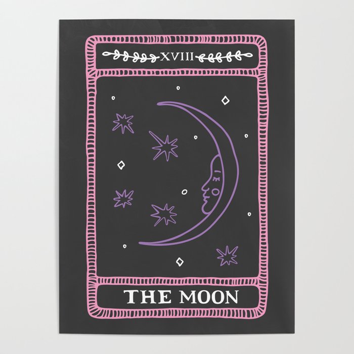 Moon Tarot Card Poster Gallery Image 4