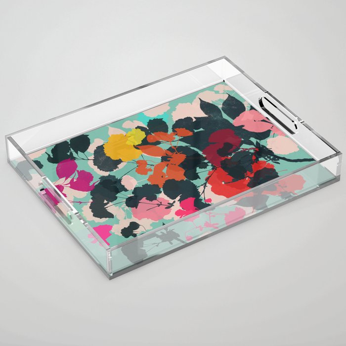 cherry blossom 5 Acrylic Tray Gallery Image 1