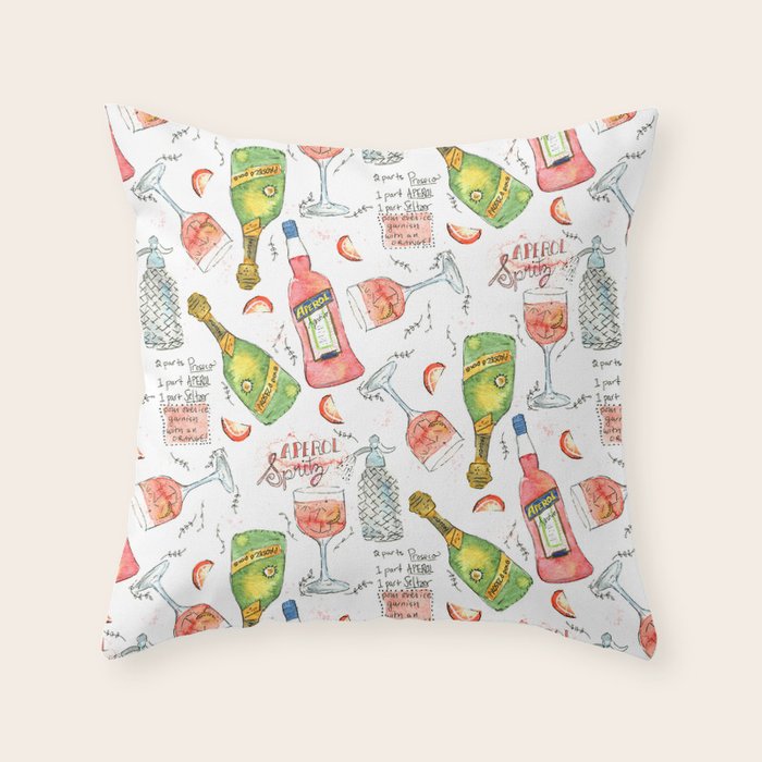 Italian Spritz Throw Pillow Gallery Image 1
