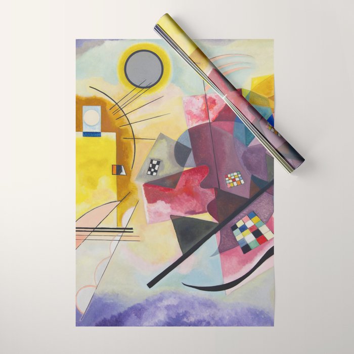 Yellow Red Blue Wassily Kandinsky 1925 Wrapping Paper Gallery Image 1