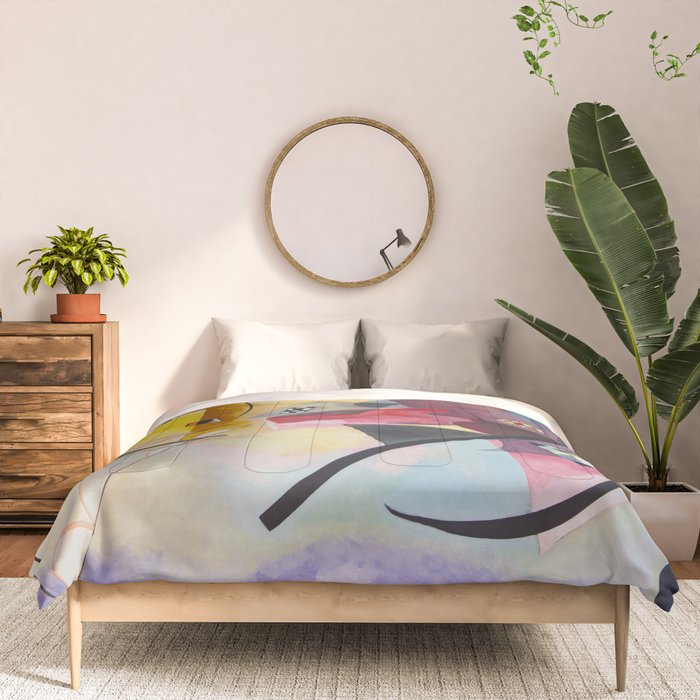 Yellow Red Blue Wassily Kandinsky 1925 Comforter Gallery Image 3
