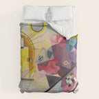 Yellow Red Blue Wassily Kandinsky 1925 Comforter Gallery Image 6