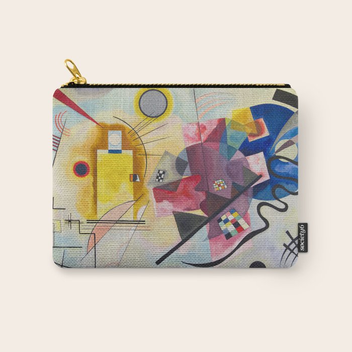 Yellow Red Blue Wassily Kandinsky 1925 Carry All Pouch Gallery Image 1