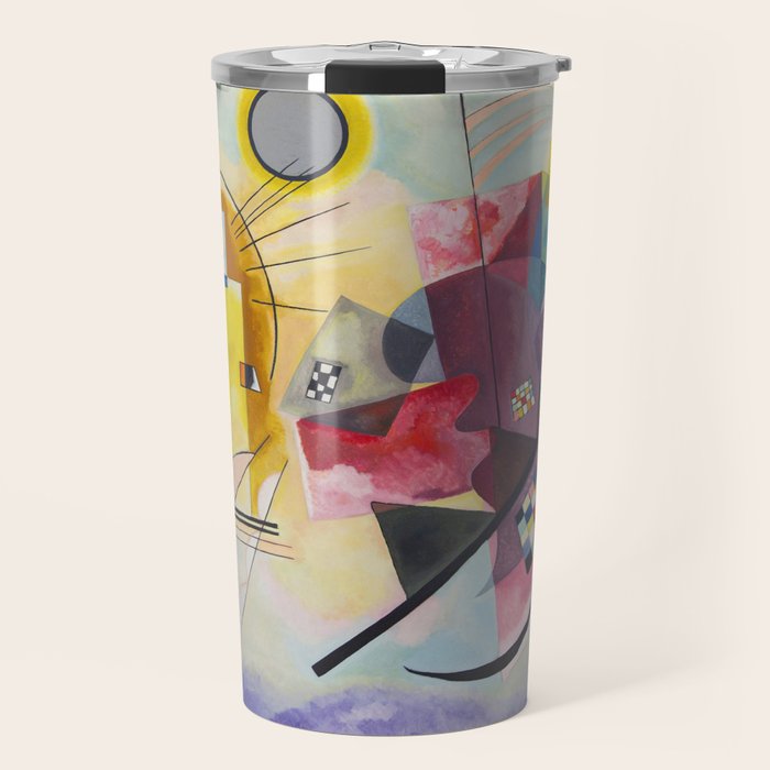 Yellow Red Blue Wassily Kandinsky 1925 Travel Mug Gallery Image 1