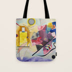 Yellow Red Blue Wassily Kandinsky 1925 Tote Bag Gallery Image 1