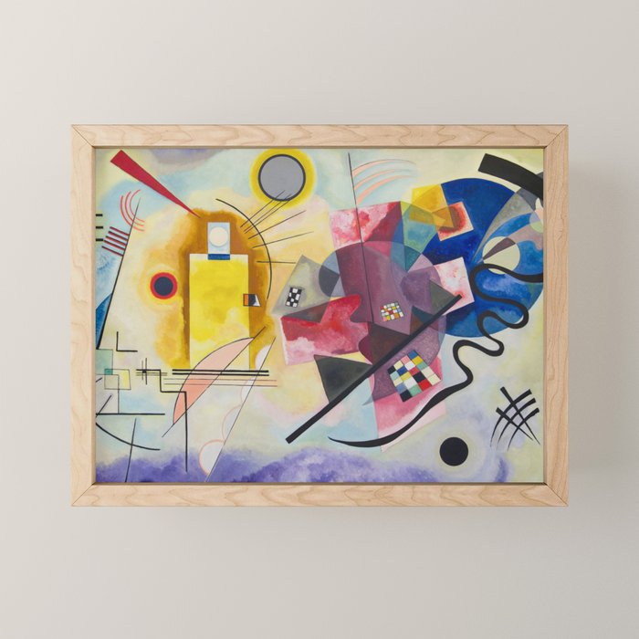 Yellow Red Blue Wassily Kandinsky 1925 Mini Art Print Gallery Image 1