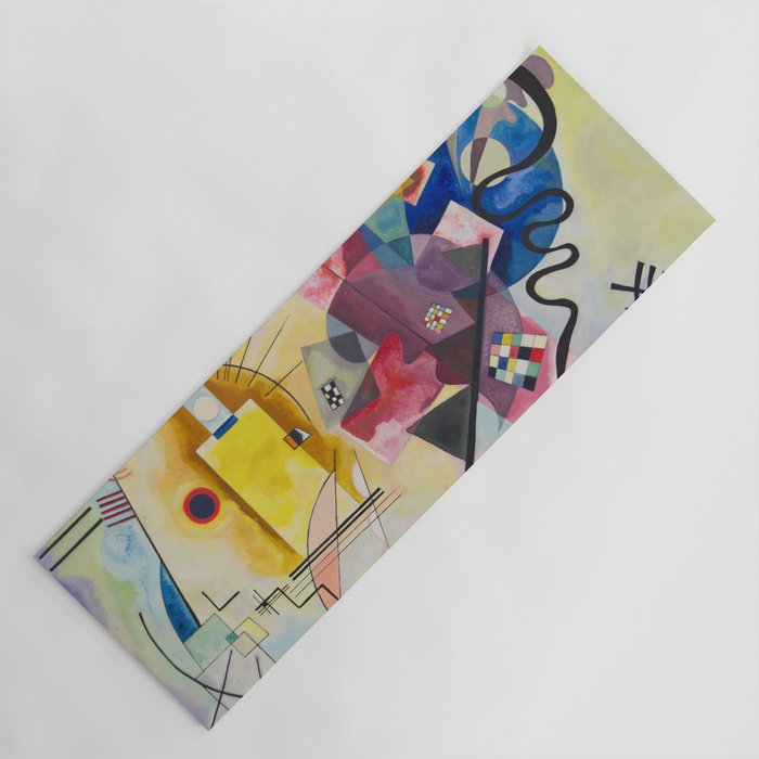 Yellow Red Blue Wassily Kandinsky 1925 Yoga Mat Gallery Image 1